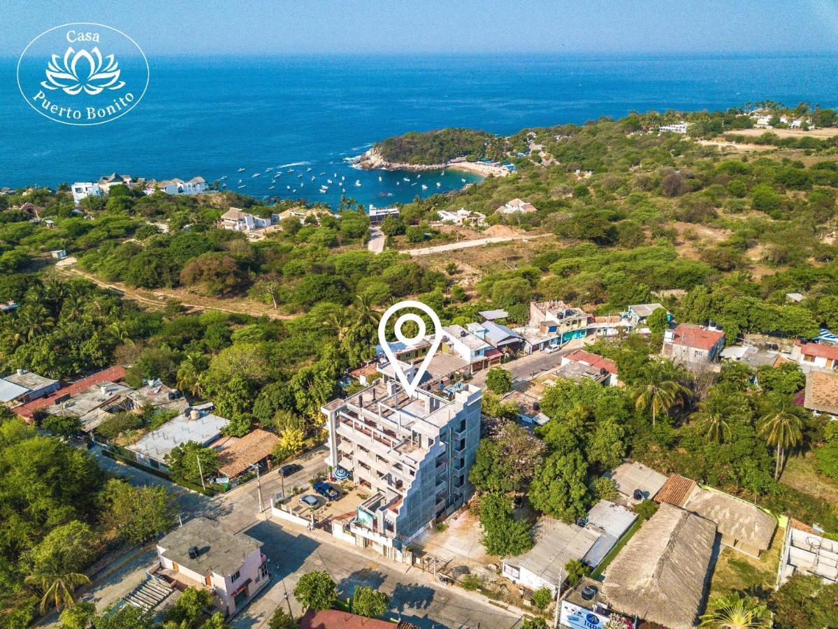 ホテル Casa Puerto Bonito & Private Coworking プエルト・エスコンディード エクステリア 写真