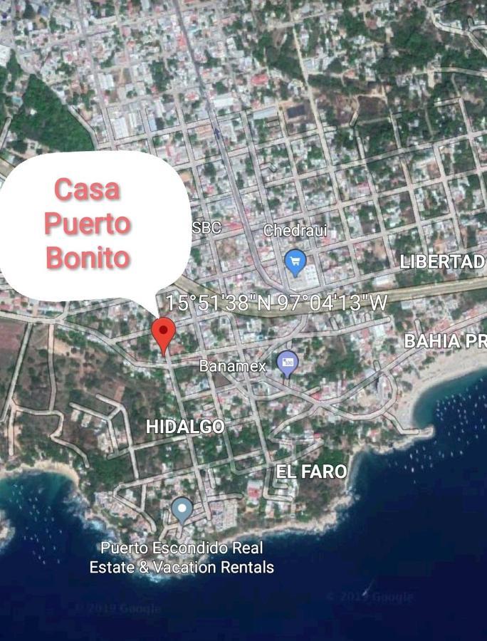 ホテル Casa Puerto Bonito & Private Coworking プエルト・エスコンディード エクステリア 写真