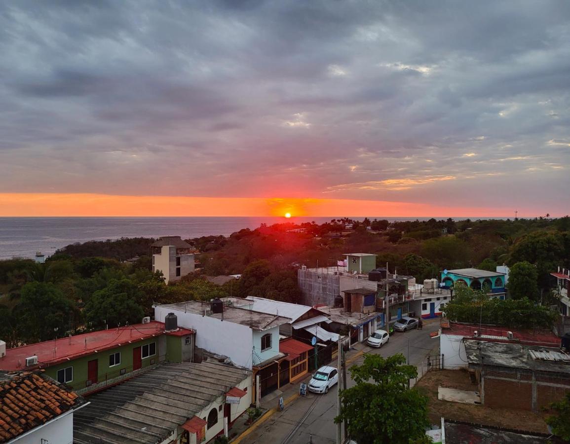 ホテル Casa Puerto Bonito & Private Coworking プエルト・エスコンディード エクステリア 写真